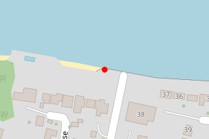 Map showing Ryde West Sands