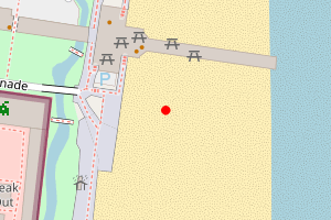 Map showing Skegness (Central)