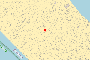 Map showing Fleet Lagoon (Chesil Beach)