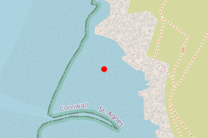 Map showing Chapel Porth