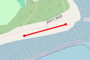 Map showing Hessle Foreshore, Jean's Walk